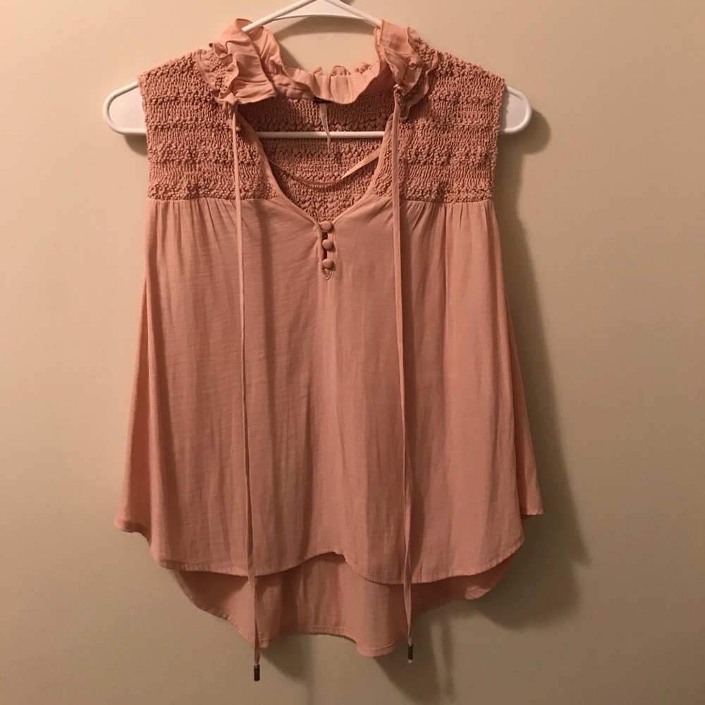 Free People Blush Pink Top